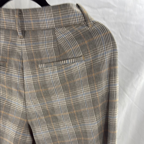 Women’s Nine West Plaid Pants in brown, blue and tan - Picture 6 of 10